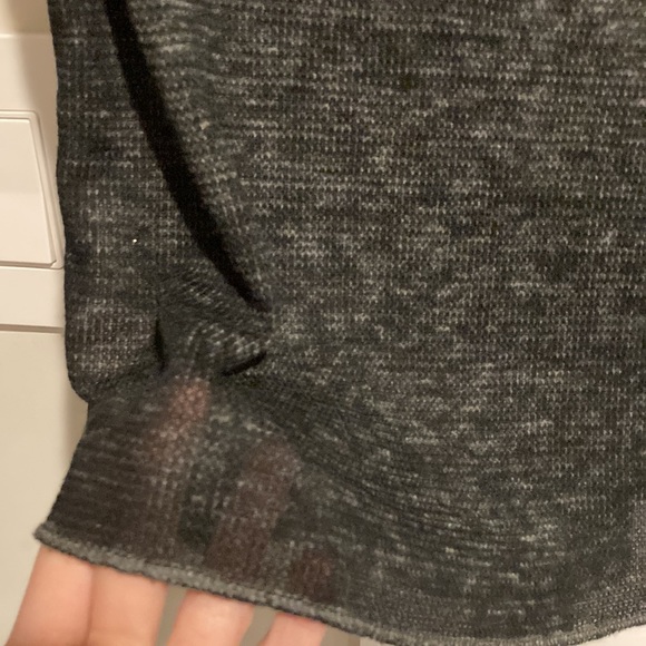 NOBO Thin Burnout Cute V-Neck Shirt With Tie Bottom & Buttons - Picture 8 of 8